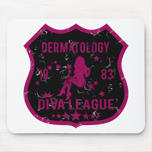 Dermatology Diva League 1983 Mouse Pad (Front)