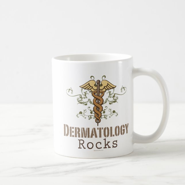 Dermatology Rocks Caduceus Mug (Right)