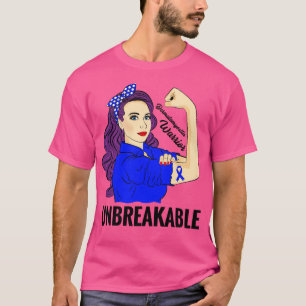 Dermatomyositis DM Awareness Warrior Unbreakable T-Shirt