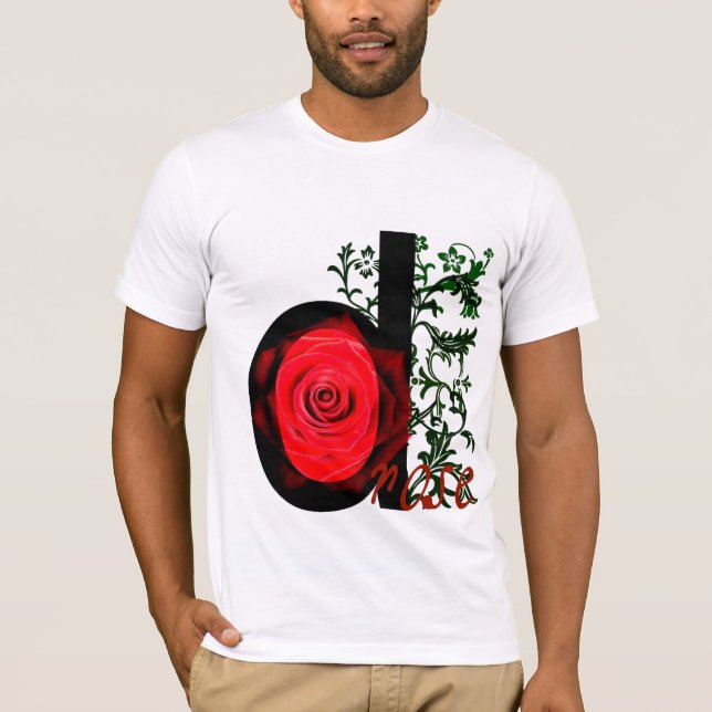 DeRose Fitted Tshirt - Black/Red/Green (Front)