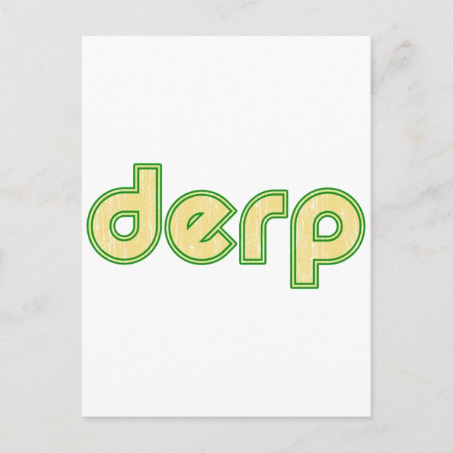 Derp 1 postcard (Front)