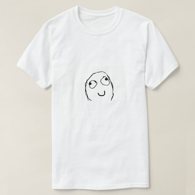 Derp Face Meme T-Shirt (Design Front)
