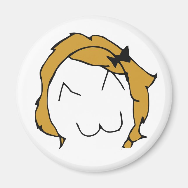 Derpina (Kitteh Smile) - Magnet (Front)