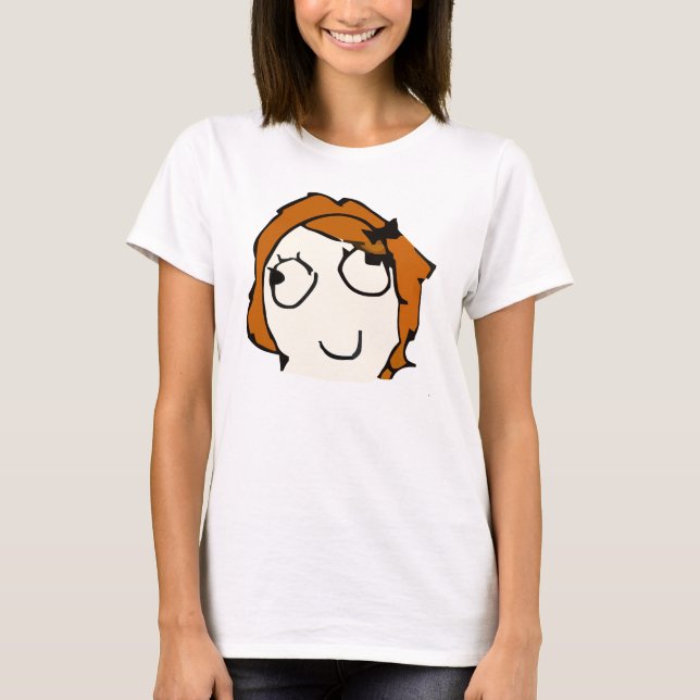 Derpina With Schlick  (Red) Meme Shirt (Front)