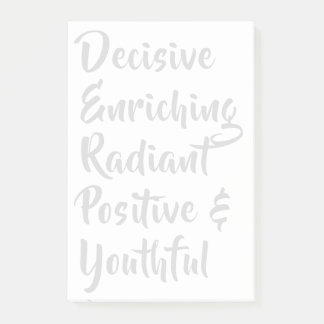 DERPY - A lifestyle. Post-it Notes