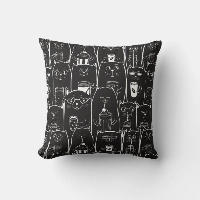 Derpy Cats Cushion (Front)