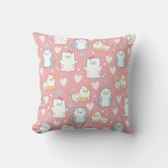 Derpy Cats Cushion (Front)