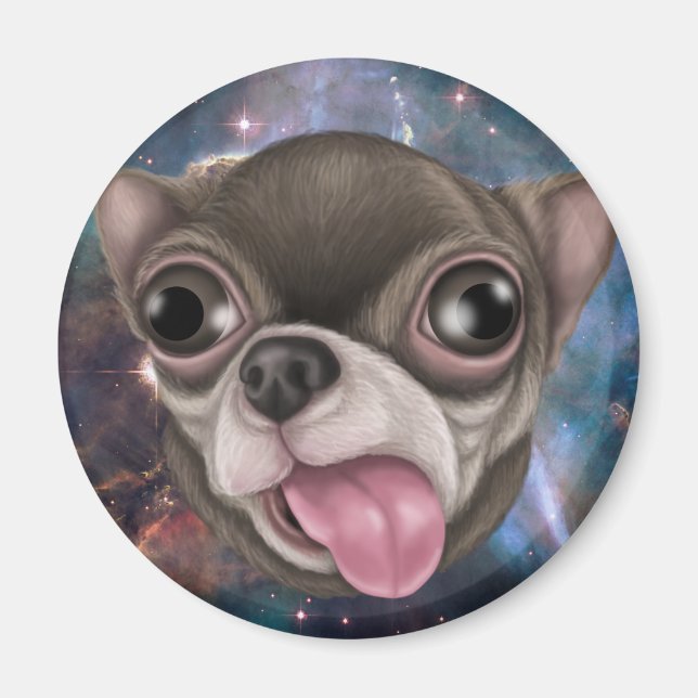 Derpy Chihuahua Magnet (Front)