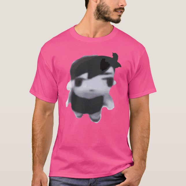 Derpy Omori Sunny Plush Funny T-Shirt (Front)