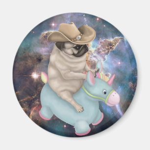 Derpy Pug Magnet