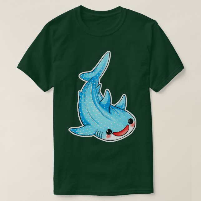 Derpy Whale Shark T-Shirt (Design Front)
