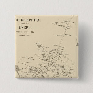 Derry Depot PO 15 Cm Square Badge
