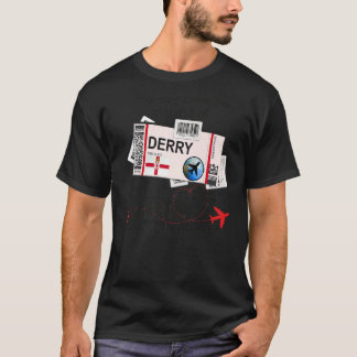Derry Girl  Derry Boarding Pass  Derry T-Shirt
