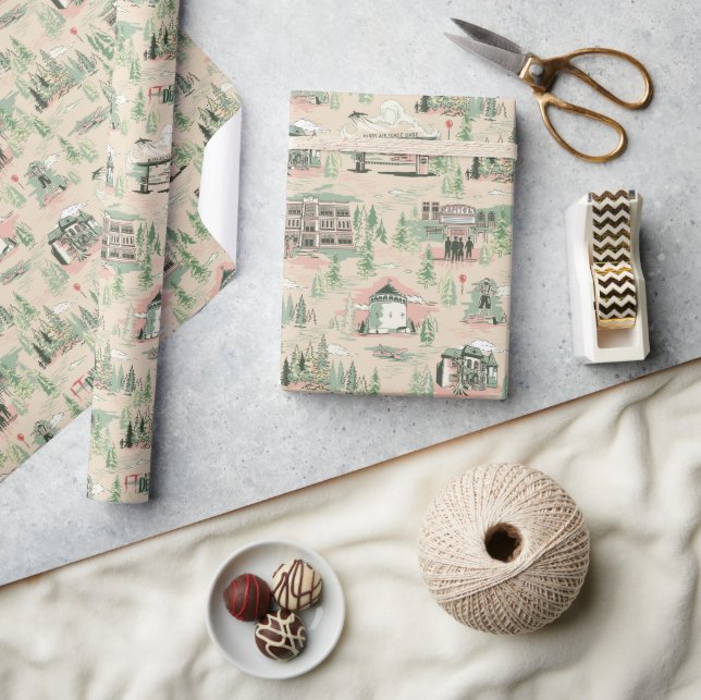 Derry Locations Pattern Wrapping Paper (Crafts)