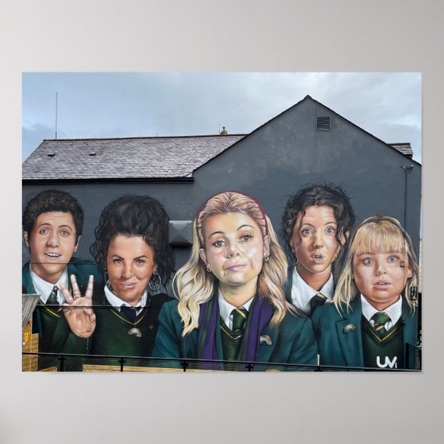 Derry/Londonderry Northern Ireland Derry Girls Poster (Front)
