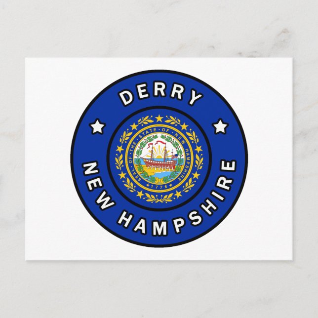 Derry New Hampshire Postcard (Front)