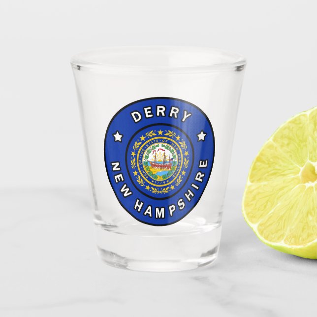 Derry New Hampshire Shot Glass (Front)