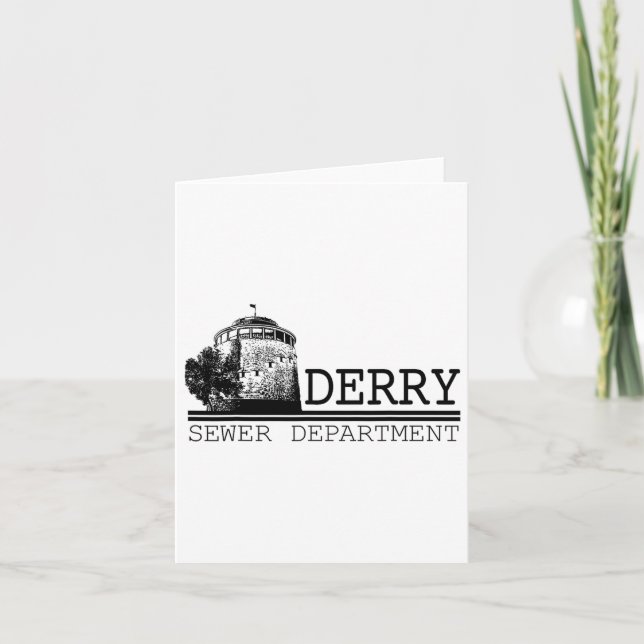 Derry Sewer Department  Card (Front)