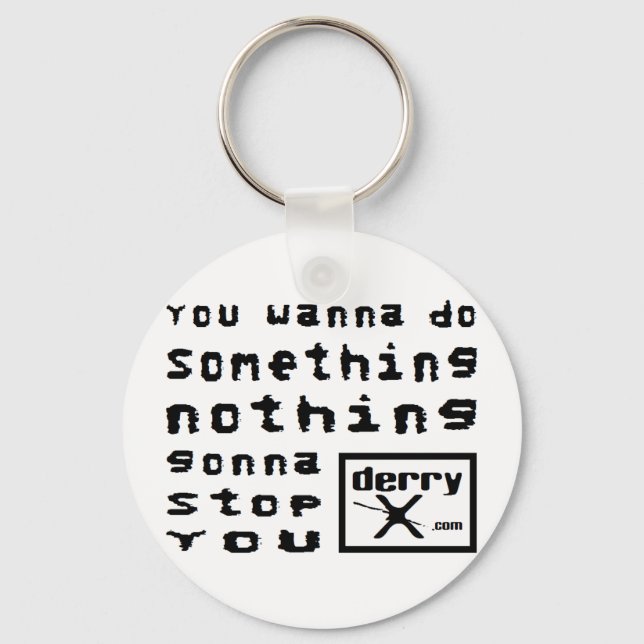 derryX.com Skip Christmas Ornament Key Chain! Ring (Front)