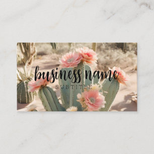 Derset Cactus + Flowers Business Card