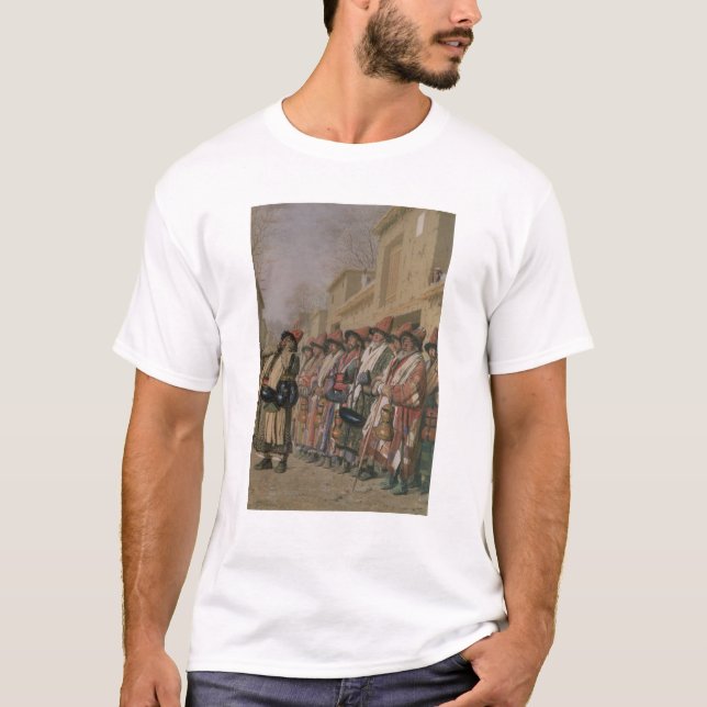 Dervishes' Chorus Begging Alms in Tashkent, 1870 T-Shirt (Front)