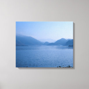 Derwent Water Cumbria England Card Poster Plaque Canvas Print