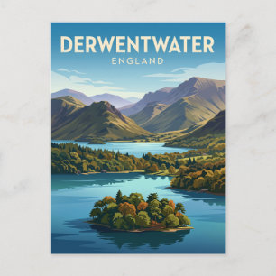 Derwentwater England Postcard
