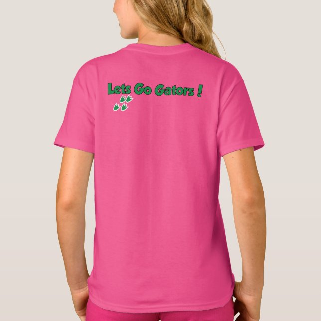 DES - Gator Gear Kids Girls Shirt (Back)