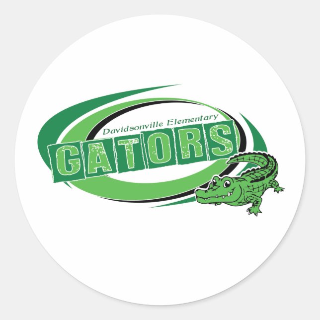 DES Gator Stickers (Front)