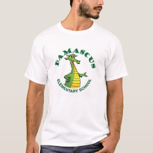DES Large Front Logo White Design T-Shirt