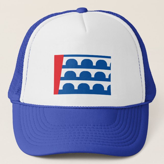Des Moines city flag Trucker Hat (Front)