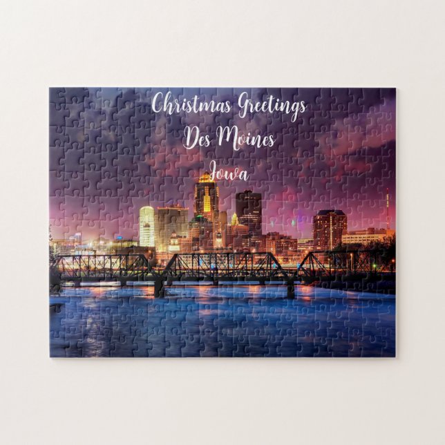 Des Moines Iowa. Jigsaw Puzzle (Horizontal)