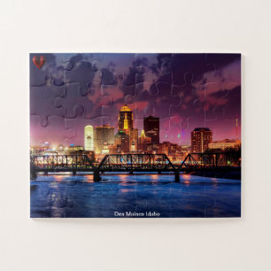 Des Moines Iowa. Jigsaw Puzzle