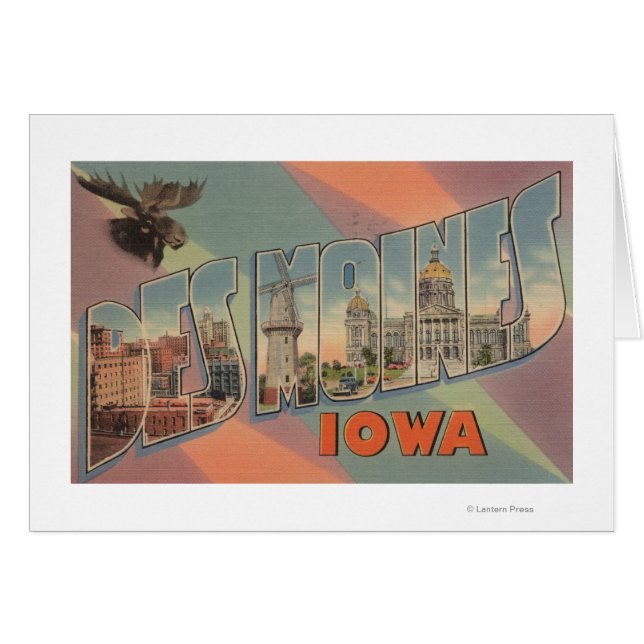 Des Moines, Iowa (Moose Head) (Front Horizontal)