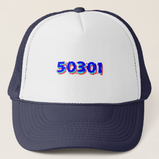 Des Moines Iowa Zip Code Trucker Hat, 50301 Trucker Hat