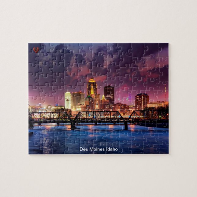 Des Moines Iwoa Jigsaw Puzzle (Horizontal)
