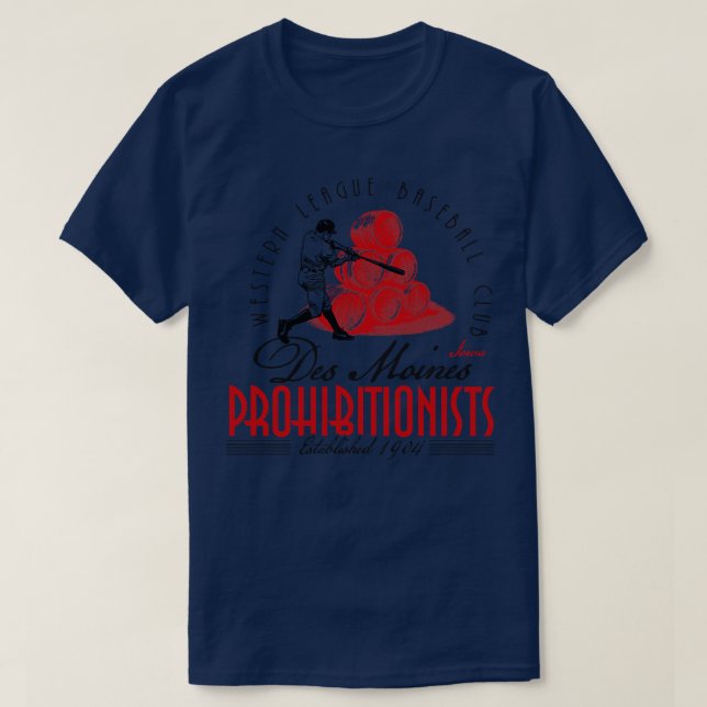 Des Moines Prohibionists T-Shirt (Design Front)
