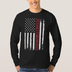 DeSanctimonious Ron DeSantis 2024 Distressed Ameri T-Shirt