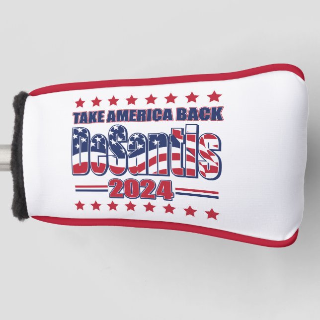 DeSantis 2024 - Take America Back Golf Head Cover (Front)