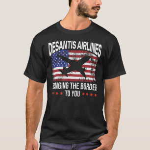 Desantis Airlines Vintage Tee Bringing The Border 