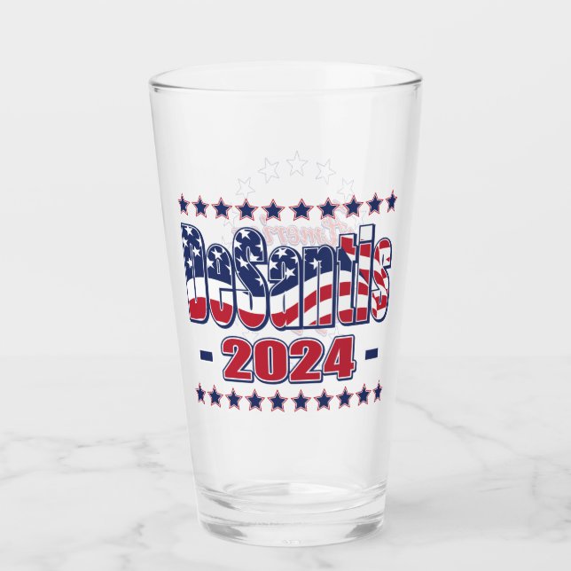 DeSantis for President 2024 Glass (Front)