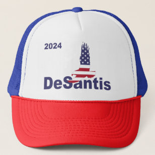Desantis President 2024 American eagle Trucker Hat