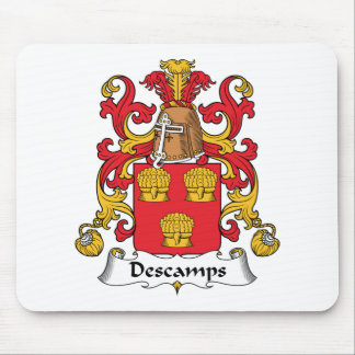 Descamps Family Crest Mouse Pad