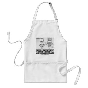 Descartes' Bathroom Funny Tees Mugs Cards & Gifts Standard Apron