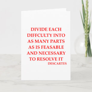 DESCARTES quote Card