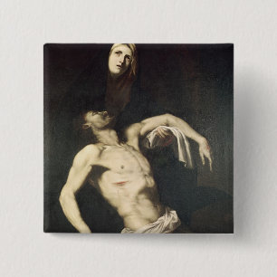 Descent from the Cross 15 Cm Square Badge
