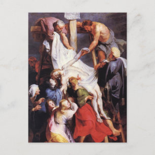 Descent From the Cross by Peter Paul Rubens Postcard