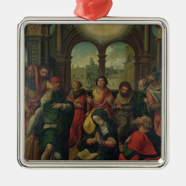 Descent of the Holy Ghost Metal Tree Decoration (Front)