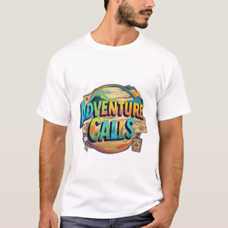 Description for "Adventure Calls" T-Shirt Design: