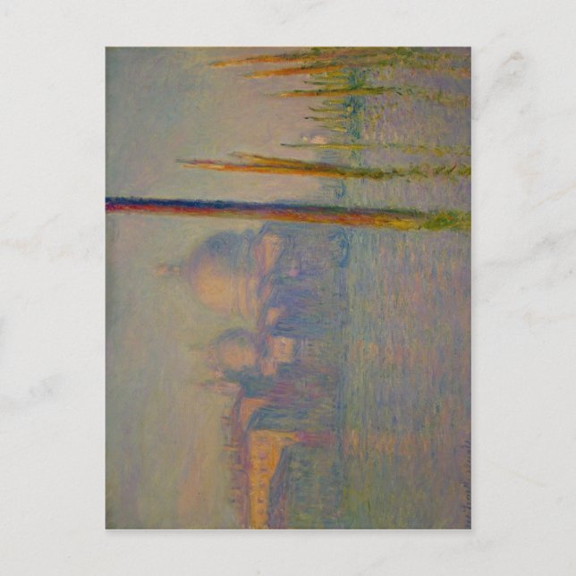 Description Grand Canal, Venice, 1908 by Claude Mo Postcard (Front)